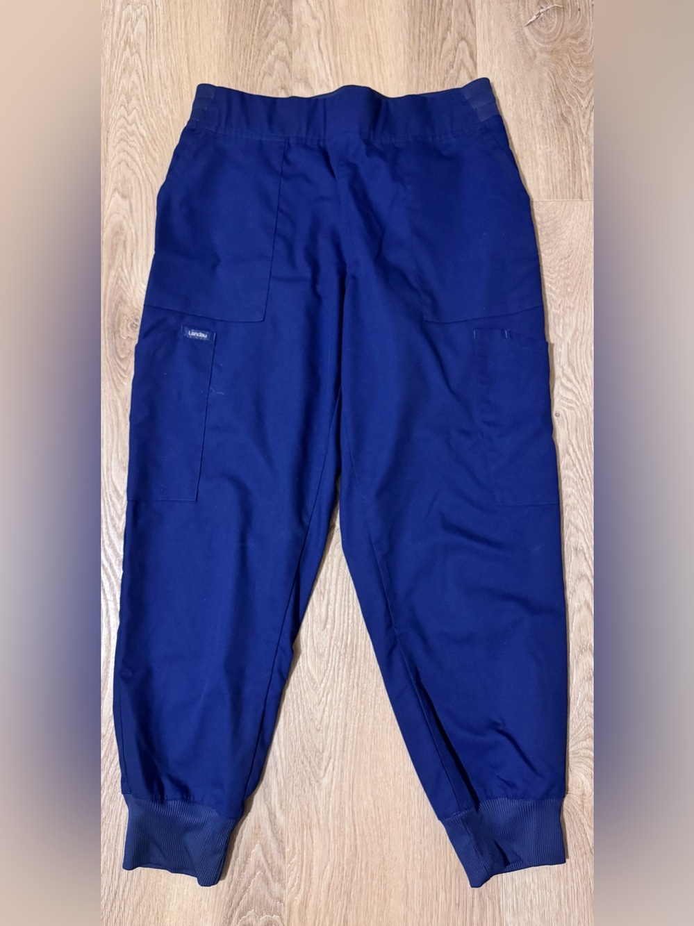 Landau Pro-Flex jogger style Navy blue scrub bottom, sz Med, women’s NEW